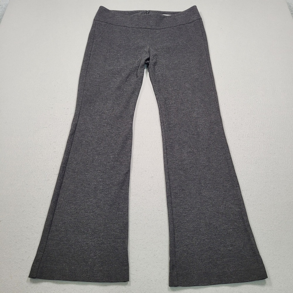 Cabi Womens Gray Flare Leg Knit Dress Pants Style 542R Size 10